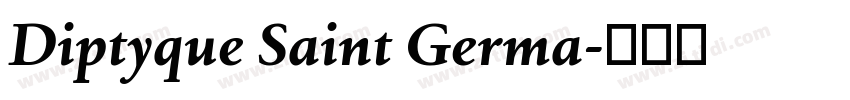 Diptyque Saint Germa字体转换